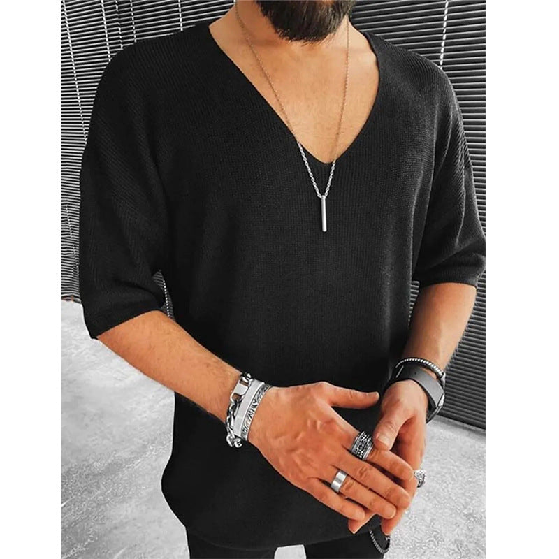 Pull homme grande taille col en V Chic und Stil