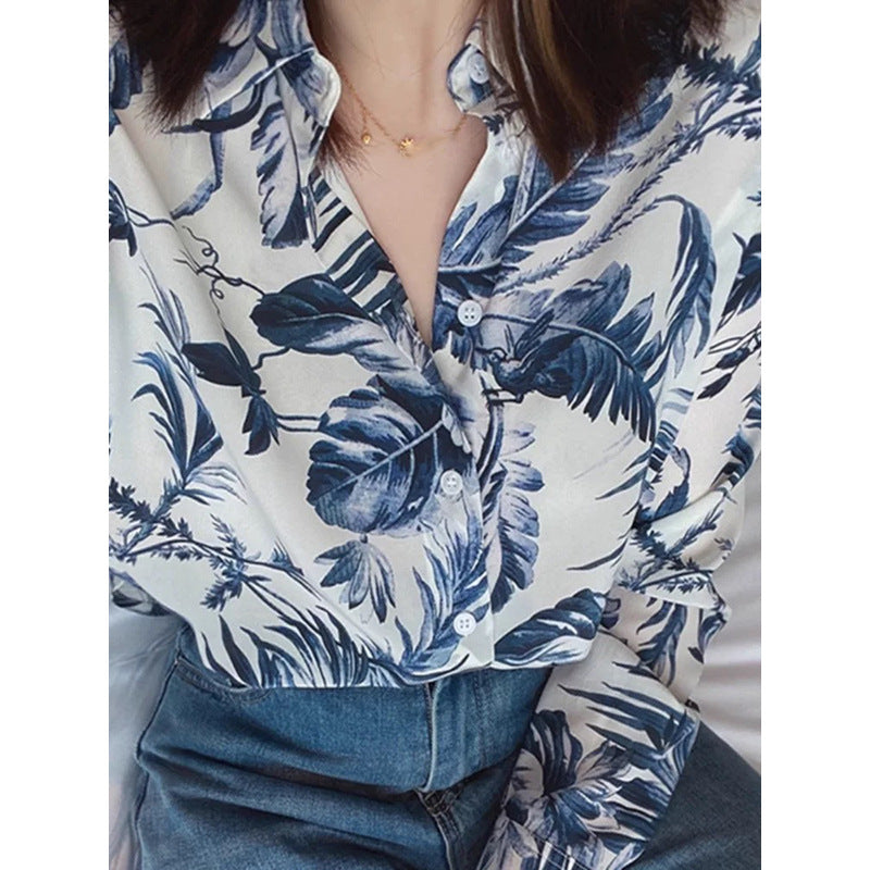 Chemisier à boutons tropical femme Chic und Stil