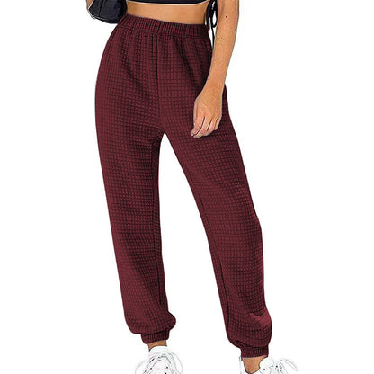 Pantalon de loisirs à structure gaufrée Chic und Stil pour femmes