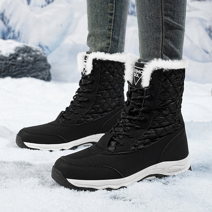 Bottes d'hiver pour femmes avec doublure isolée et semelle antidérapante Chic und Stil