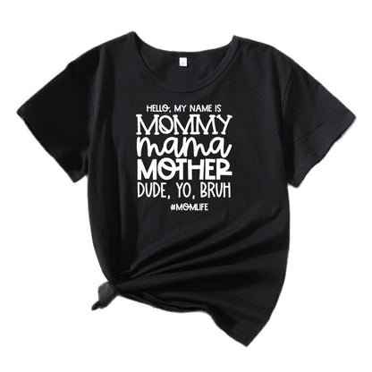 T-shirt graphique Fun Statement Chic und Stil pour femmes