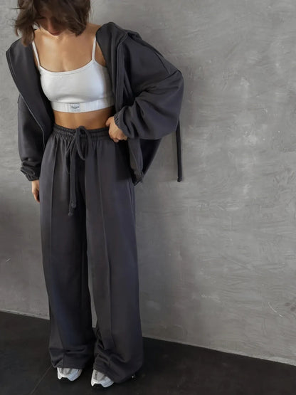 Dames confortable Survêtement oversize Chic und Stil