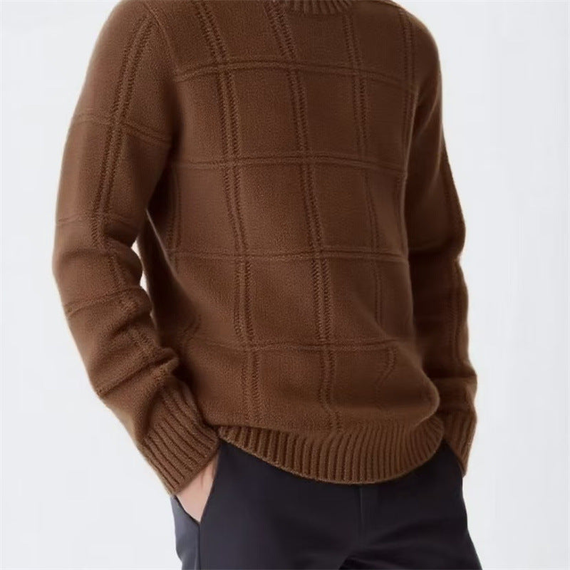Pull en tricot pour hommes avec design texturé Chic und Stil