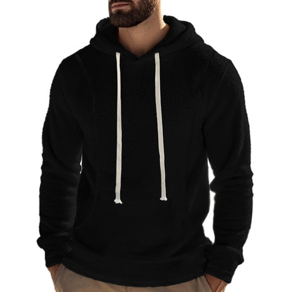 Homme pull à capuche en polaire confortable avec des éléments sportifs Chic und Stil