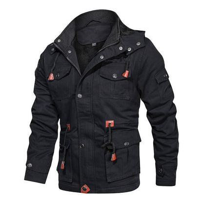 Functional jacket for men with padded interior and practical pockets Chic and Style