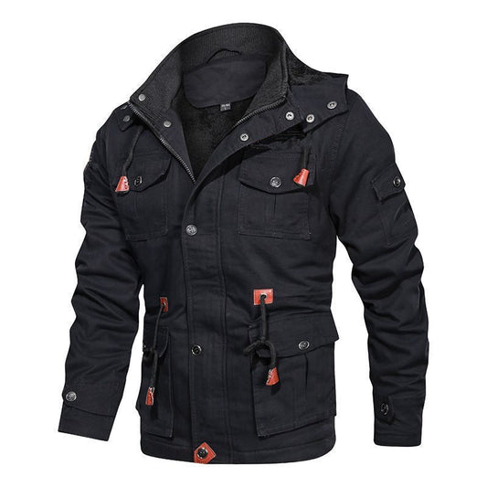 Functional jacket for men with padded interior and practical pockets Chic and Style