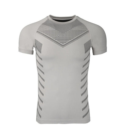 T-shirt de compression sportif pour hommes avec technologies respirantes Chic und Stil