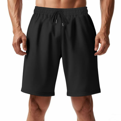 Pantalons de sport respirants pour hommes avec taille élastique et poches latérales Chic und Stil