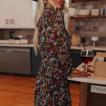 Robe-blouse pour femmes avec design floral Chic und Stil