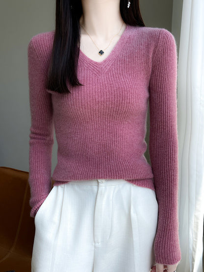 Pull en viscose pour femmes avec une structure en côtes Chic und Stil