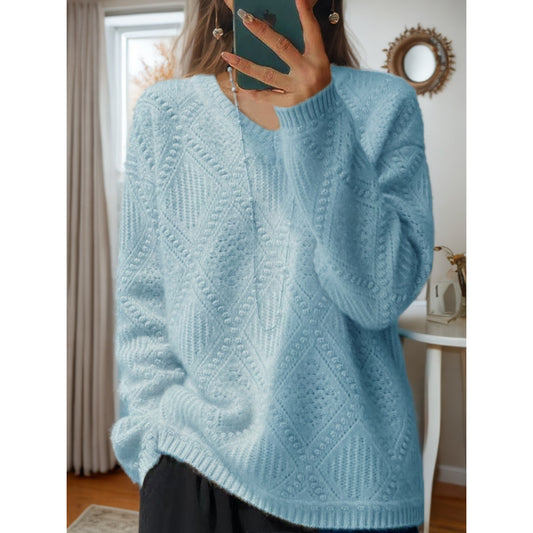 Pull en tricot pour femmes avec un traitement structuré et une texture douce Chic und Stil