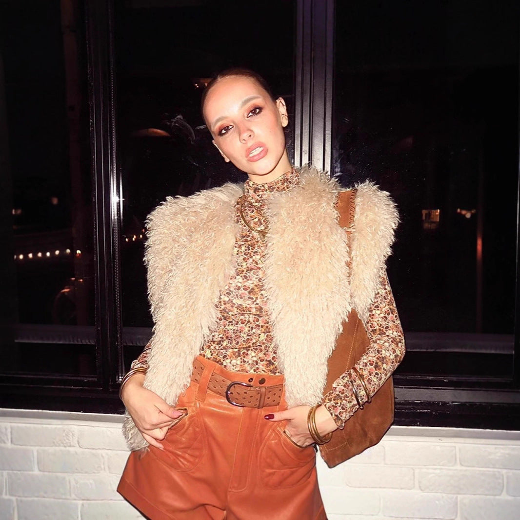 Dames Gilet douillet en matériau doux Chic und Stil