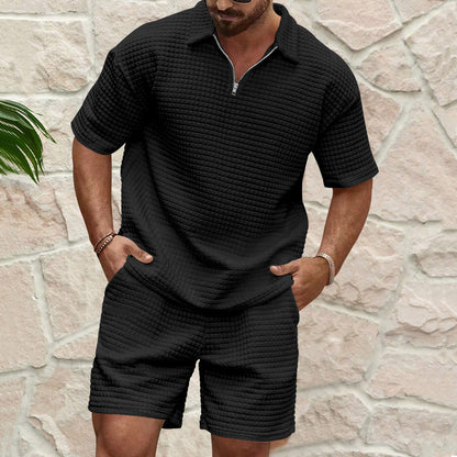 Ensemble t-shirt décontracté et shorts pour hommes Chic und Stil