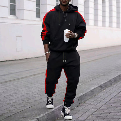 Veste de jogging sportif pour hommes avec éléments latéraux contrastés Chic und Stil