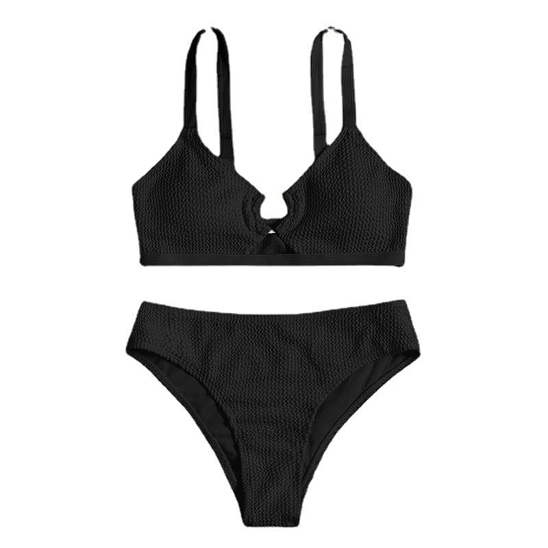 Dames ensemble bikini cut-out texturé Chic und Stil