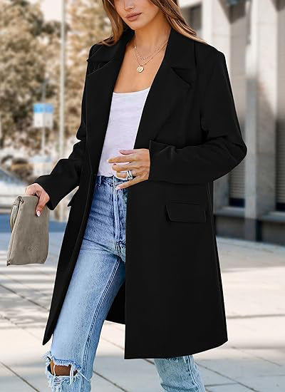 Robe de dessus élégante pour femme avec coupe moderne Chic und Stil