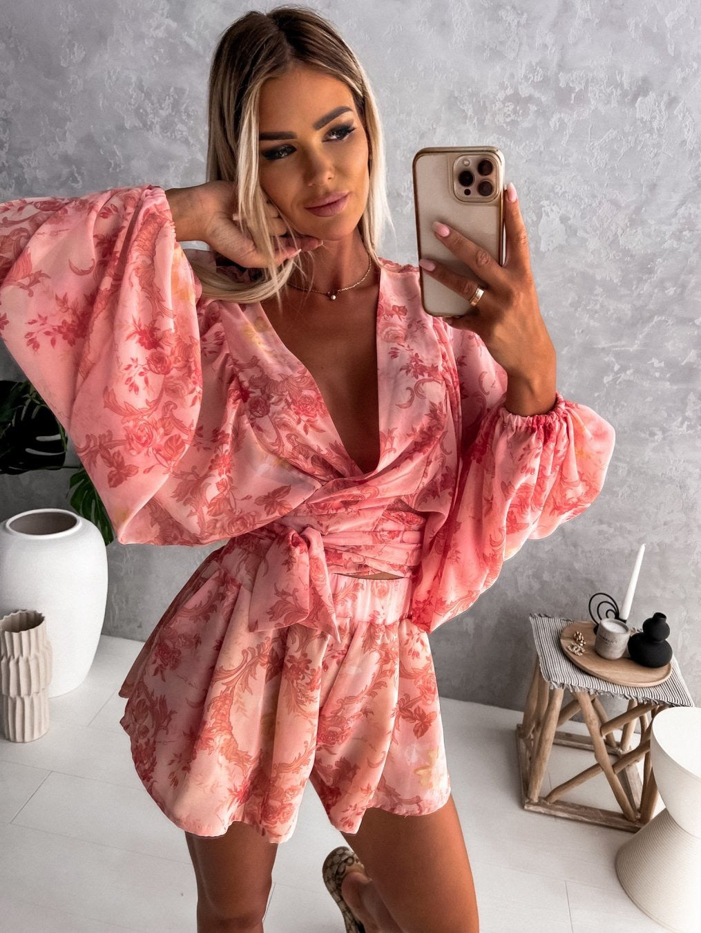 Women Elegant Bohemian Printed Jumper Dress Chic and Style