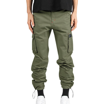 Pantalon cargo fonctionnel pour homme avec taille élastique et plusieurs poches Chic und Stil