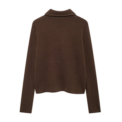 Dames classique laine veste avec grands boutons Chic und Stil