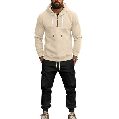Men's Casual Hoodie and Cargo Pants Set Chic and Style