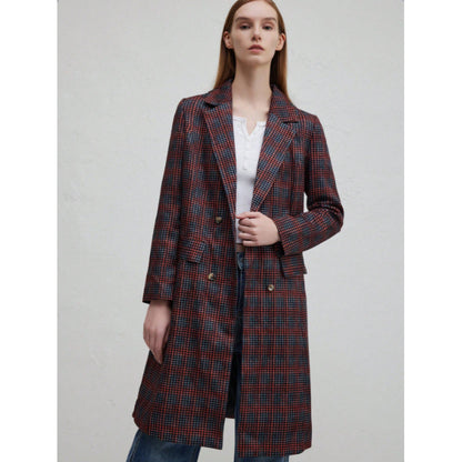 Blazer pour femmes avec motif à carreaux et coupe chic Chic und Stil