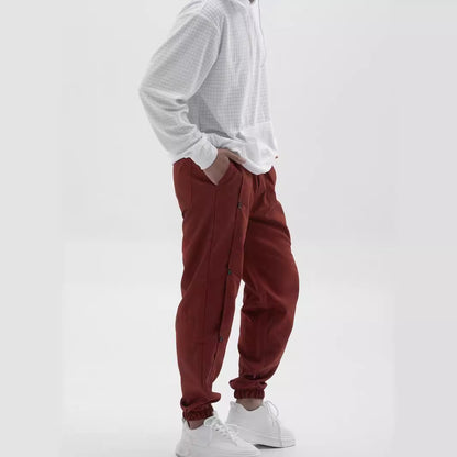 Men Stylish cargo pants with practical buttons and elastic waist Chic and Style