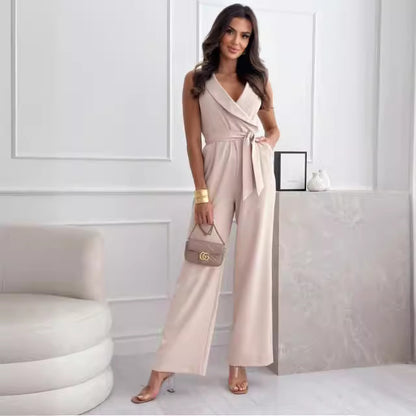 Dames Chic Combinaison Wrap Chic und Stil