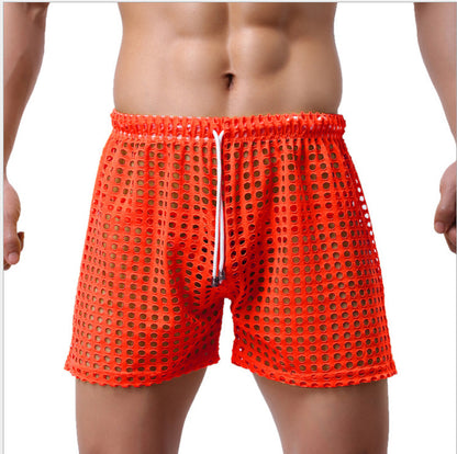 Shorts de bain et de natation pour hommes en matériau en maille respirant avec une taille élastique et un cordon de serrage Chic und Stil