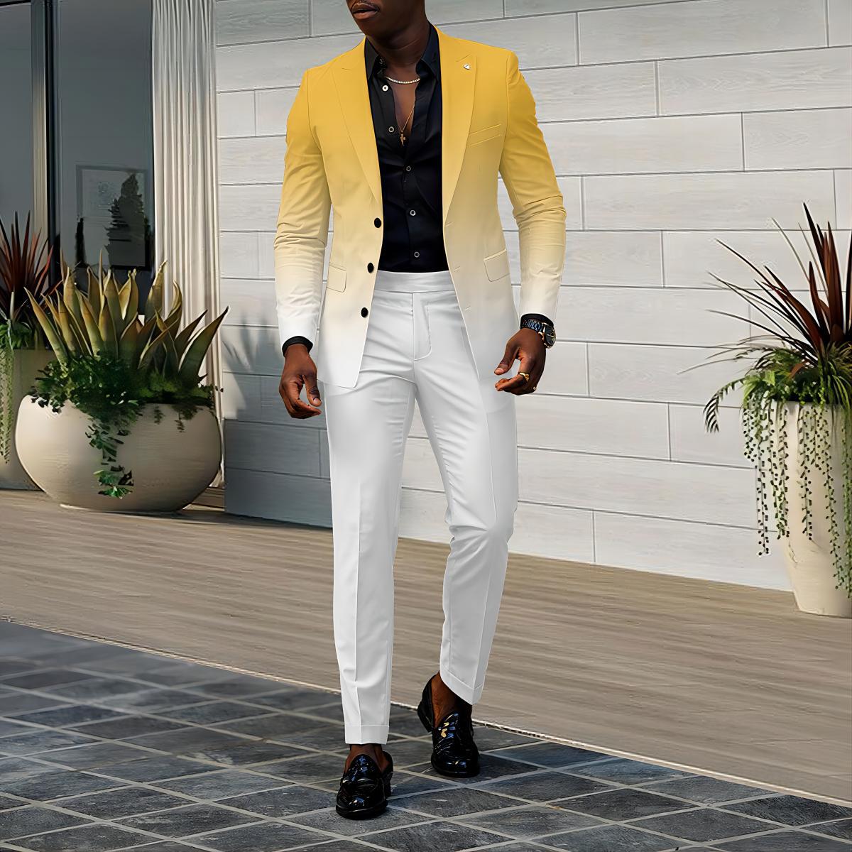 Costume homme élégant dégradé Chic und Stil