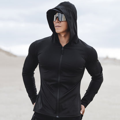 Functional jacket for men with protective hood and sporty design Chic and Style