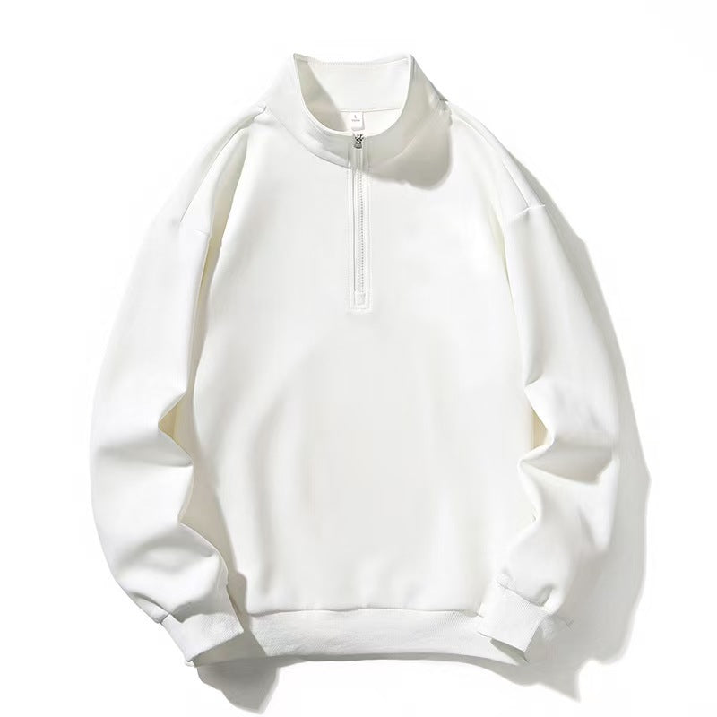 Dame Sweat à capuche avec col montant et fermeture éclair Chic und Stil