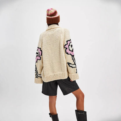 Dames gilet à motif avec coupe oversize Chic und Stil