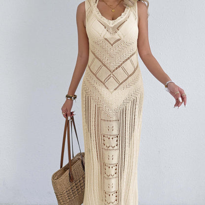 Robe maxi en crochet pour dames Chic und Stil