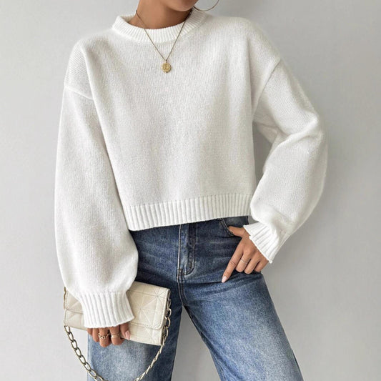 Pull en fine maille décontracté pour dames Chic und Stil