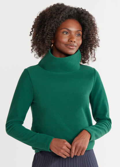 Pull à col roulé en polaire élégant pour femmes Chic und Stil