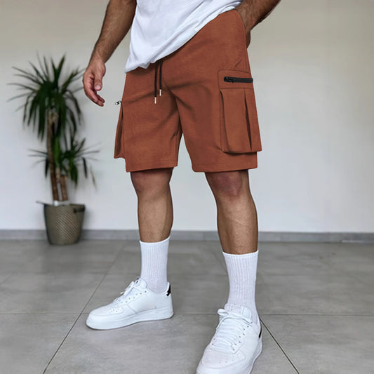 Shorts cargo utilitaires pour hommes avec poches à fermeture éclair Chic und Stil