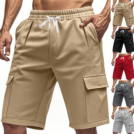 Shorts de cargo décontractés pour hommes avec taille élastique et poches latérales pratiques Chic und Stil