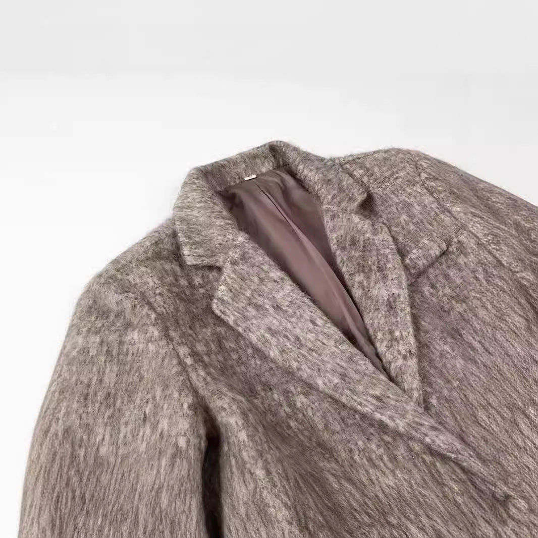 Dames élégant blazer en mélange de laine de haute qualité Chic und Stil