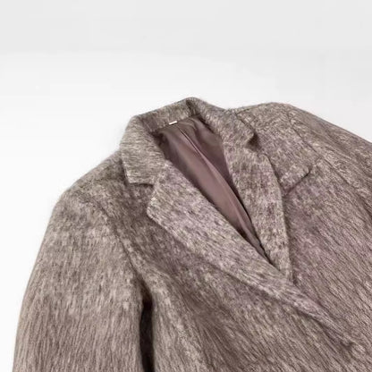 Dames élégant blazer en mélange de laine de haute qualité Chic und Stil