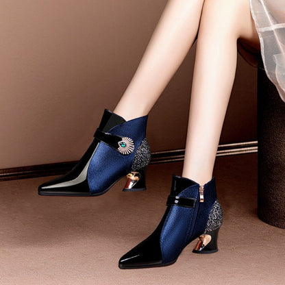 Bottes à la mode pour femmes avec accent scintillant Chic und Stil