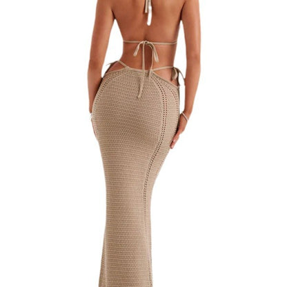 Bikini au crochet pour femmes avec jupe maxi Chic und Stil