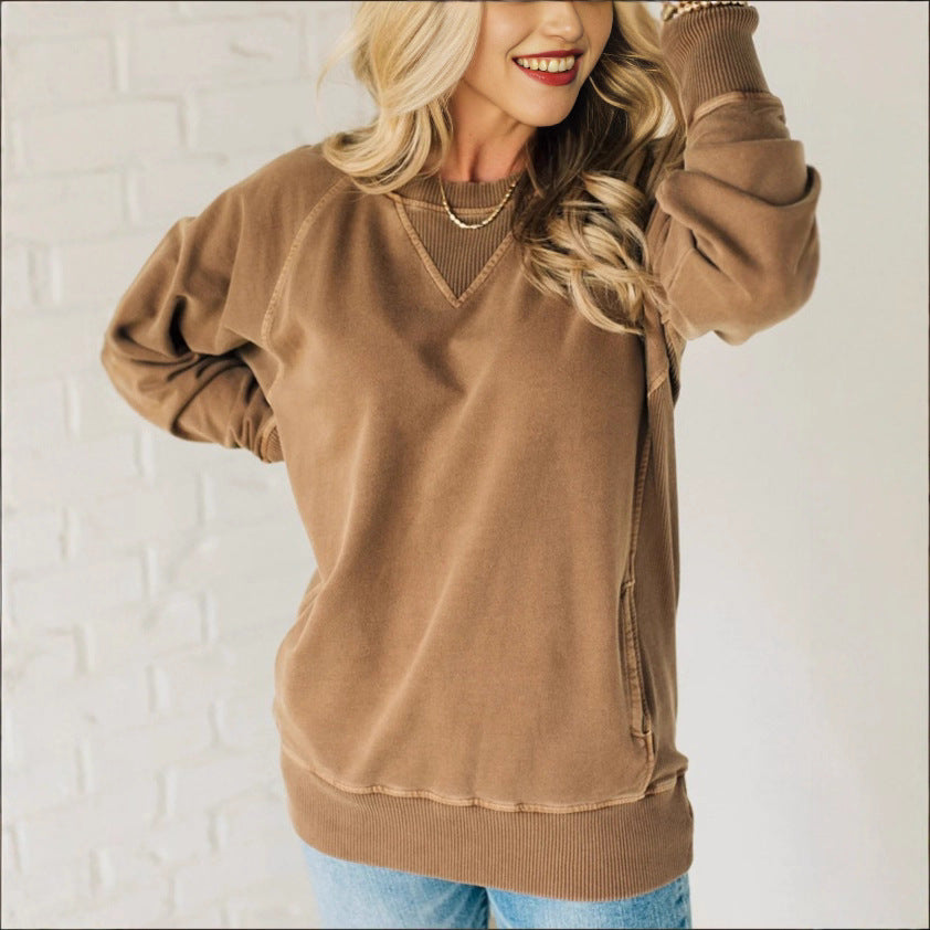 Casual pullover for women with a loose fit and high-quality materials Chic and Style