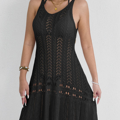 Robe d'été tricotée ouverte pour femmes Chic und Stil