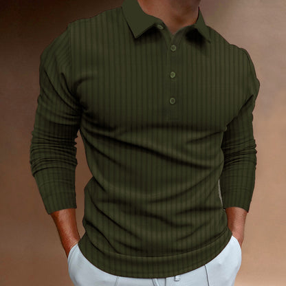 Men's Long Sleeve Polo Chic and Style