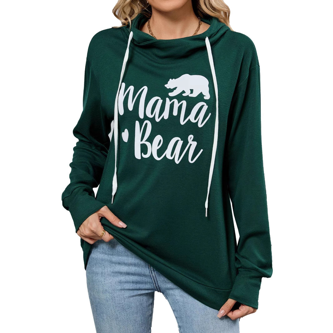 Pull à capuche décontracté pour femmes avec design estampillé Chic und Stil