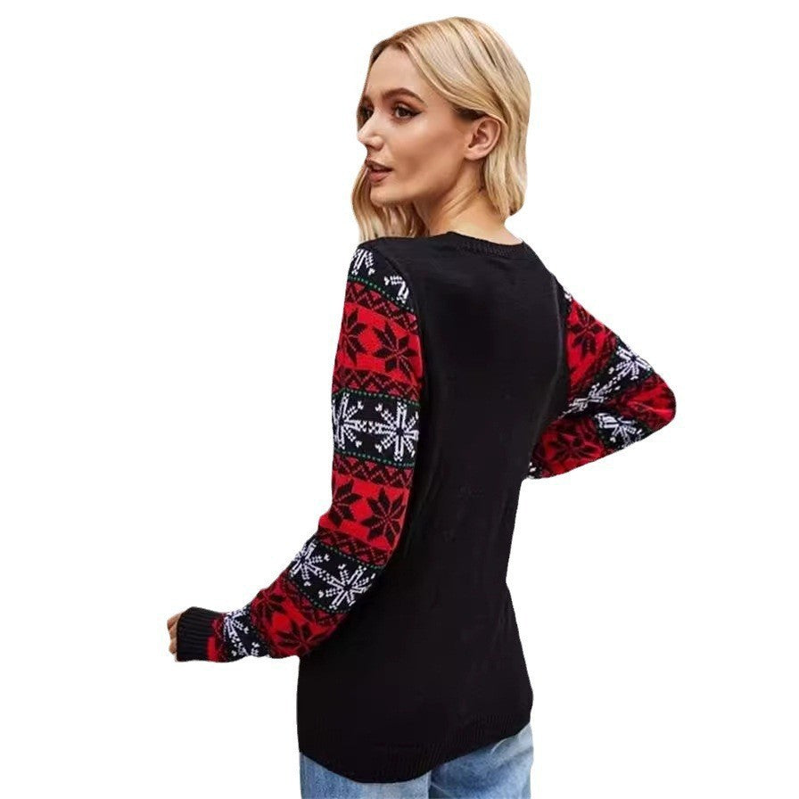 Pull de Noël pour femmes avec un design festif et des éléments scintillants Chic und Stil