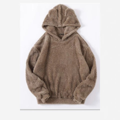 Dames Hoodie hybride en peluche Chic und Stil