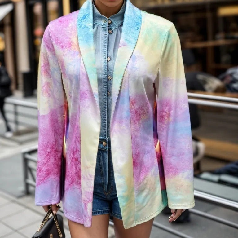 Blazer femme à imprimé animal Chic und Stil