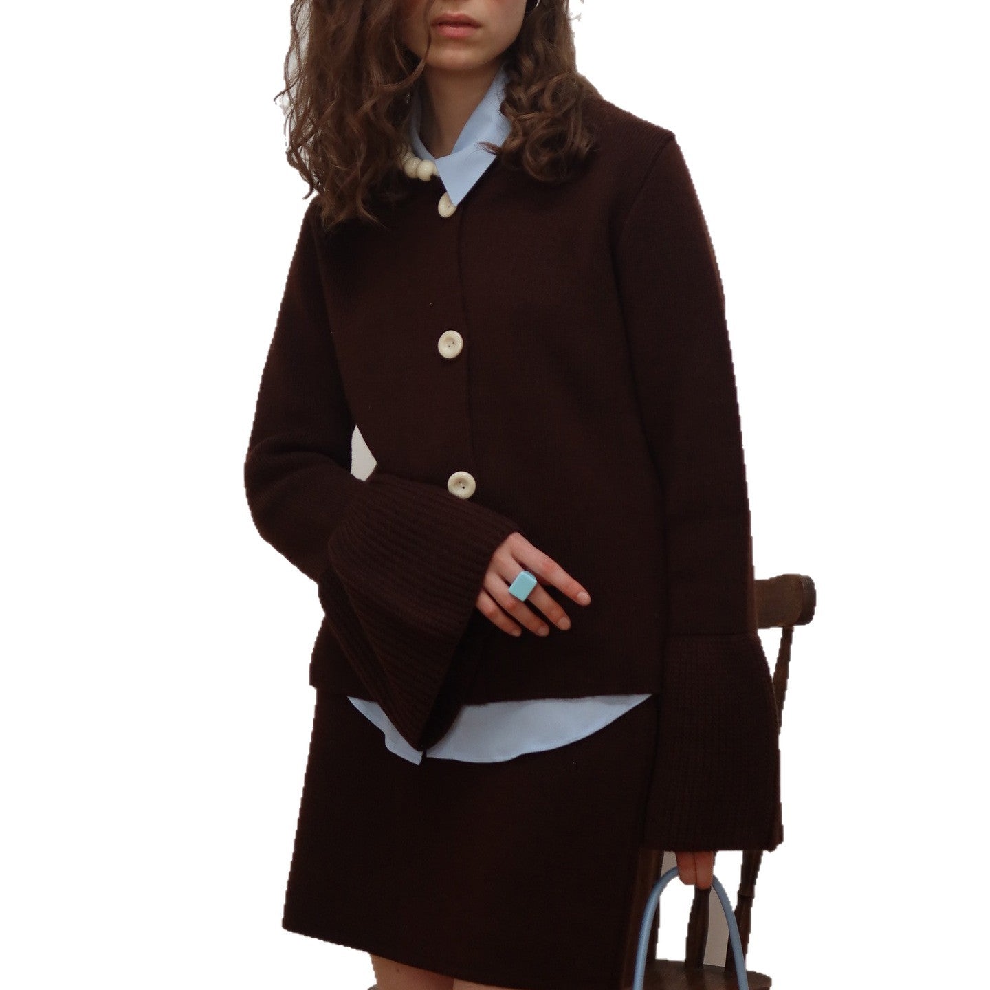 Chic und Stil | Vêtement féminin en tricot à manches originales