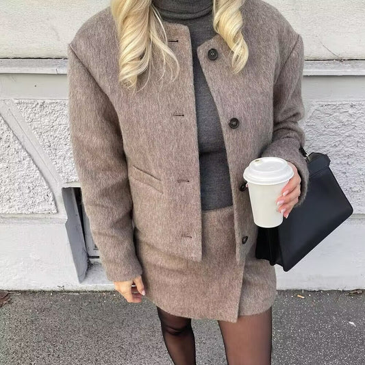 Dames douce, classique courte veste Chic und Stil